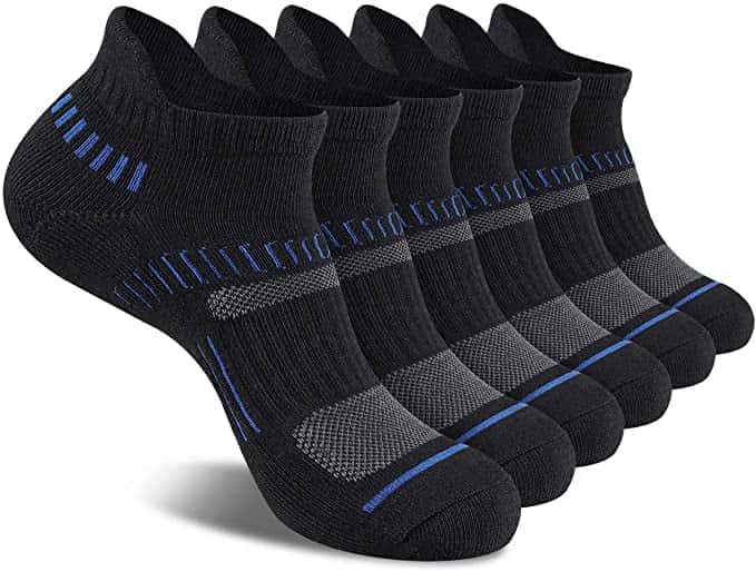 Cooplus Mens Ankle Socks Athletic Breathable Socks