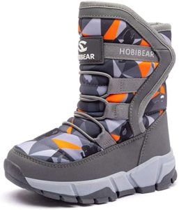 BODATU Outdoor Waterproof Boys Snow Boots