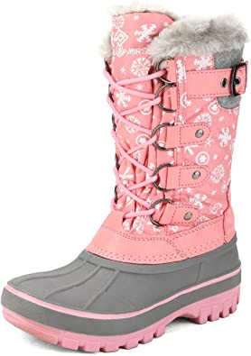 DREAM PAIRS Waterproof Snow Boots Kids