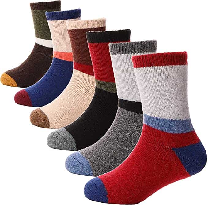 ANTSANG Kids Wool Hiking Socks